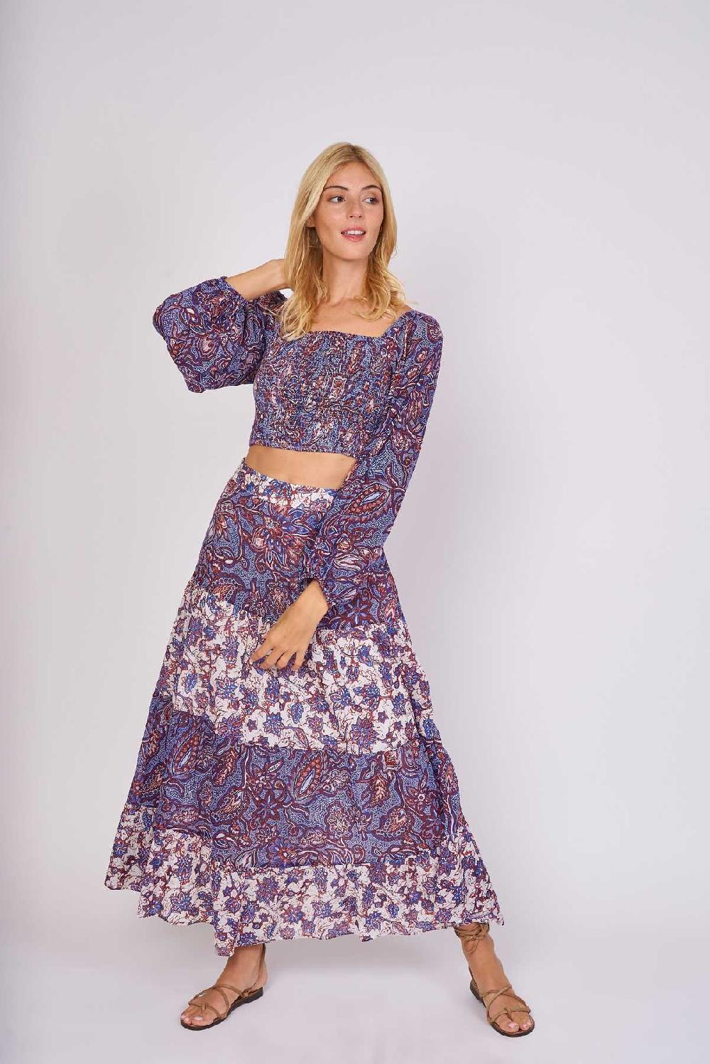 Derhy Blouse Imprimée En Coton EMILIANE