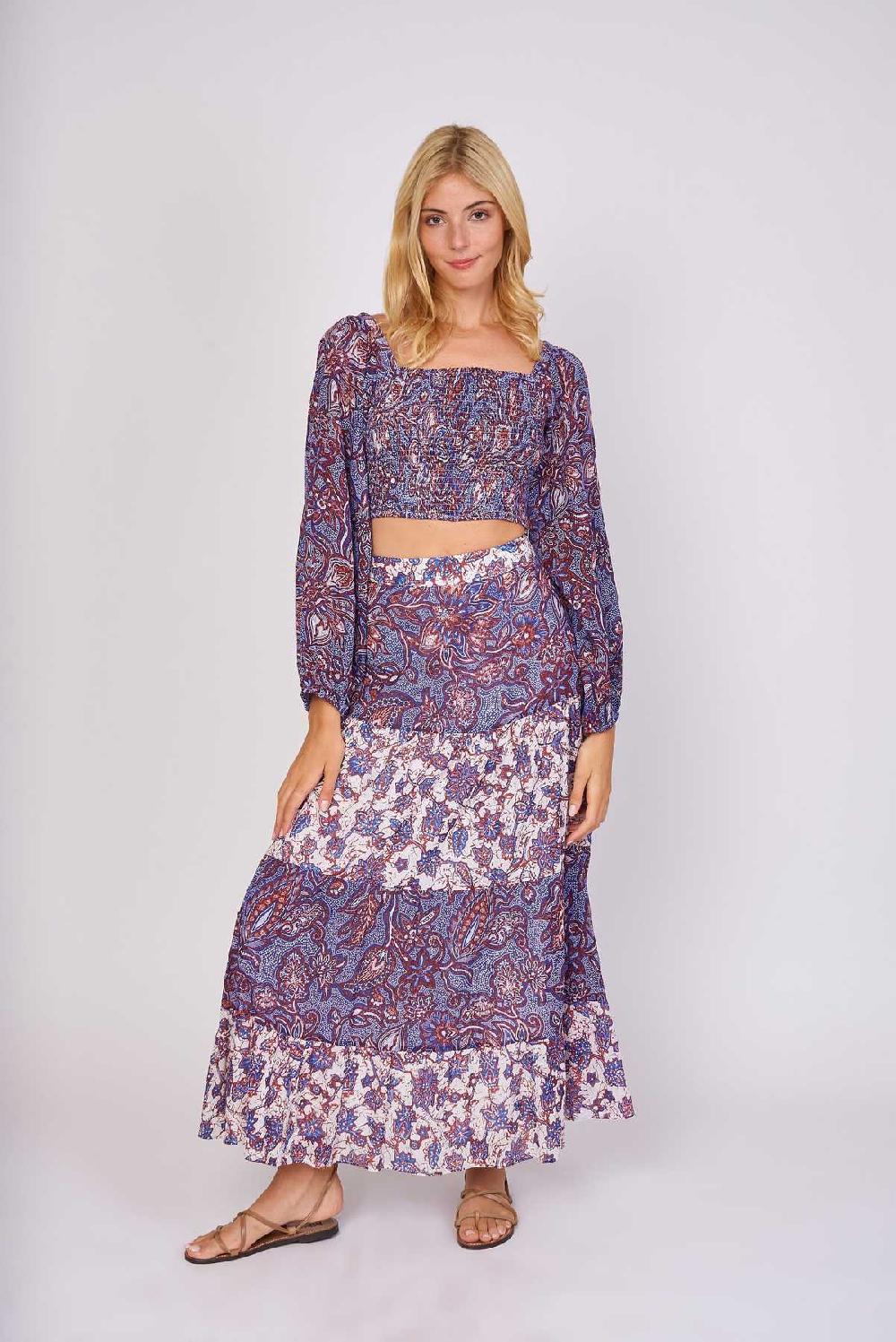 Derhy Blouse Imprimée En Coton EMILIANE