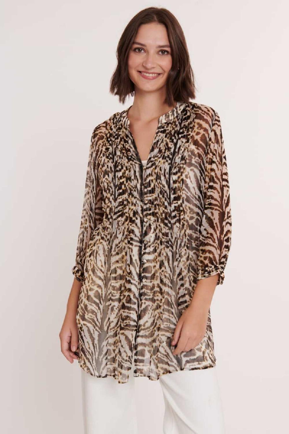 Derhy Blouse Imprimée En Voile De Viscose ENAYA