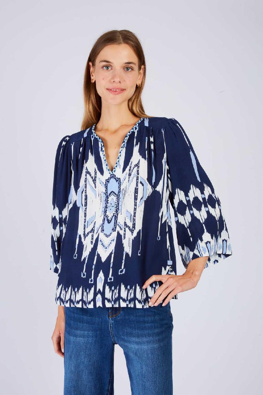 Derhy Blouse Imprimée Manches Longues LUCIANA