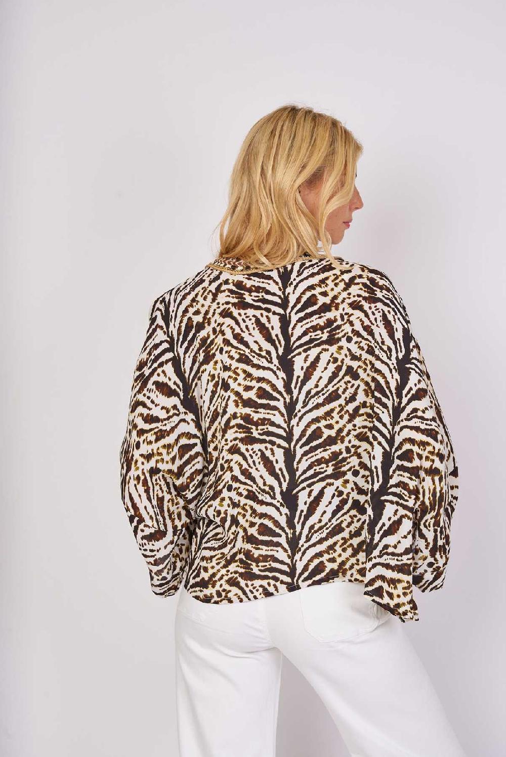 Derhy Blouse Kimono Imprimée ELISEA