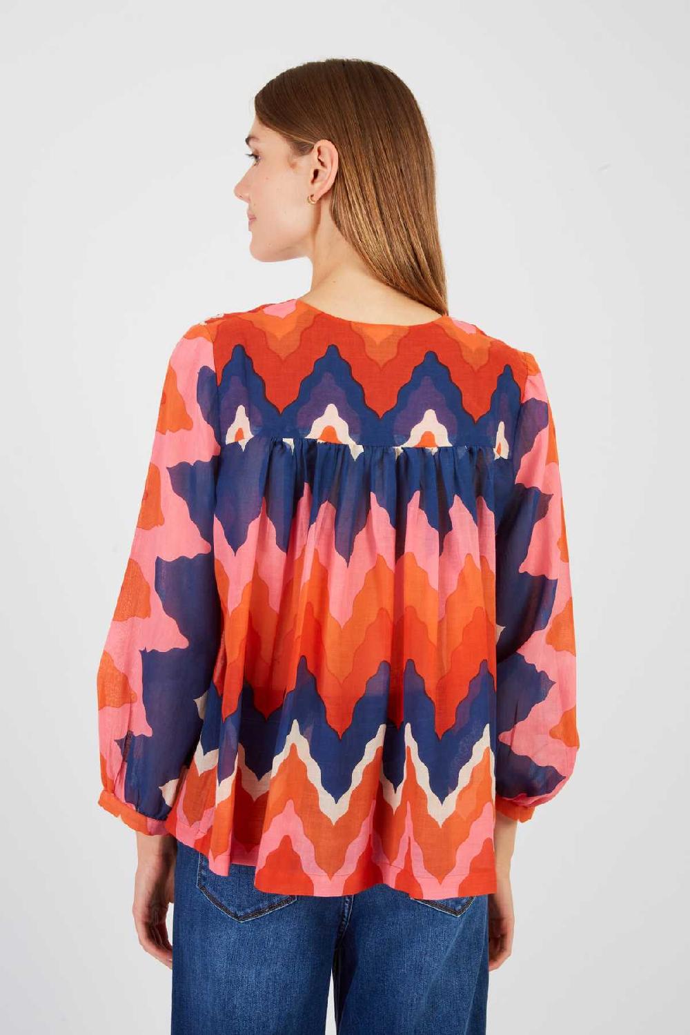 Derhy Blouse Manches Longues Imprimée LILY