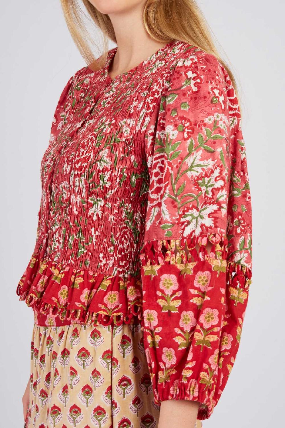 Derhy Blouse Manches Longues Imprimée LOSANGE