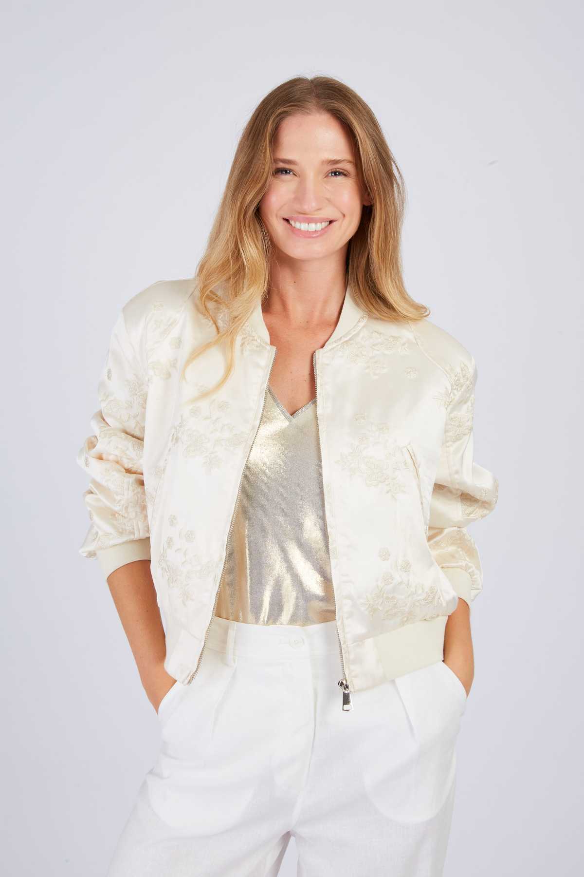 Derhy Bomber Brodé Uni JET-SET