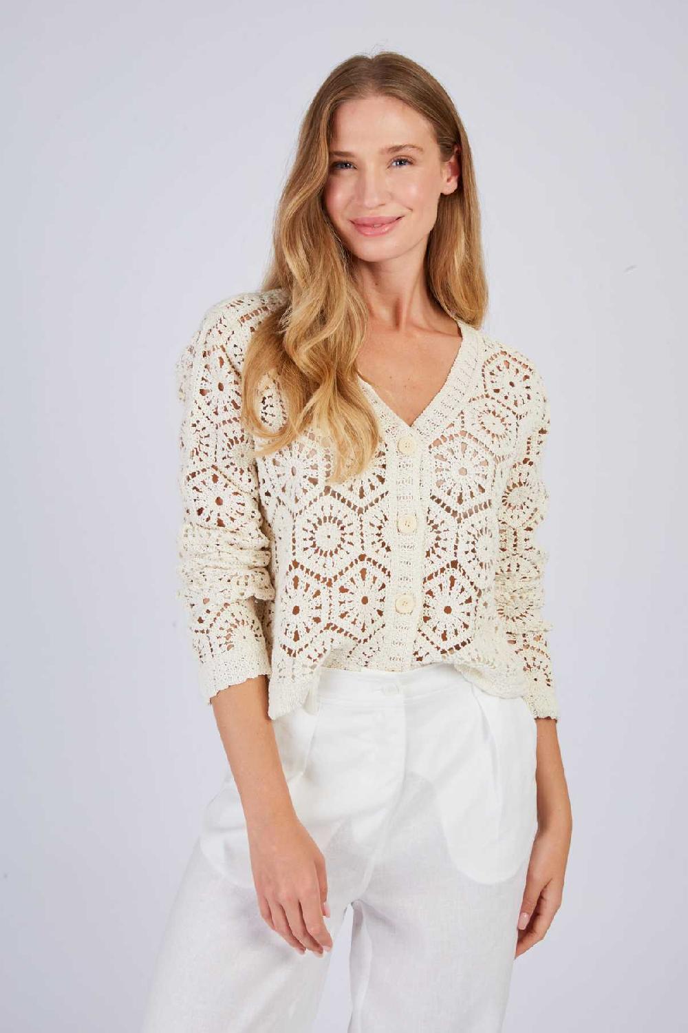 Derhy Cardigan En Crochet FILOU