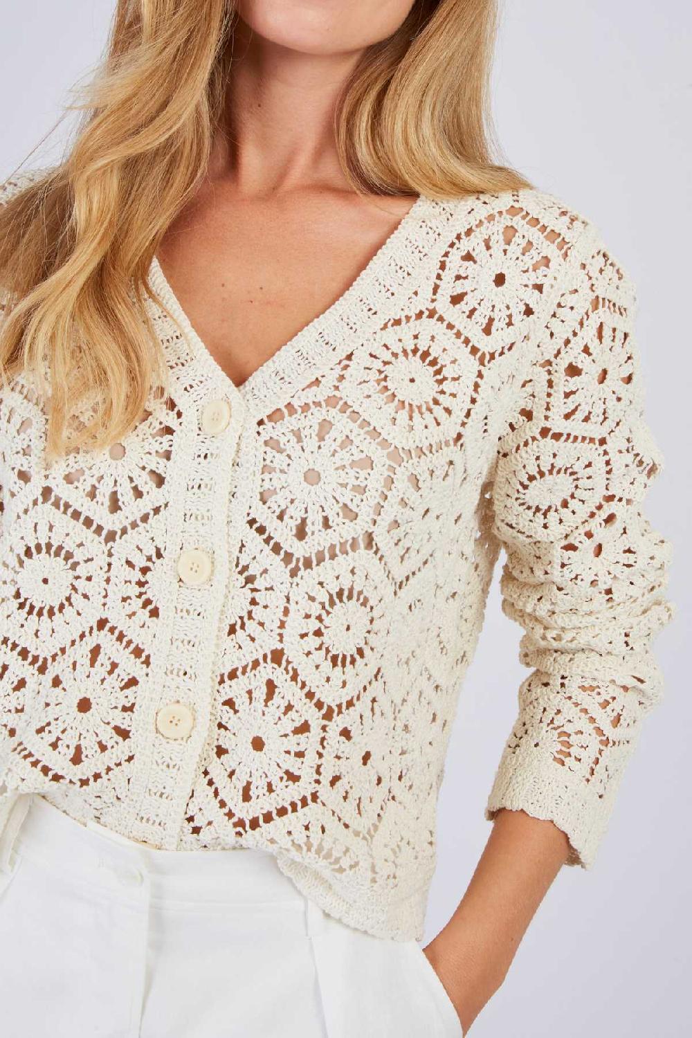Derhy Cardigan En Crochet FILOU