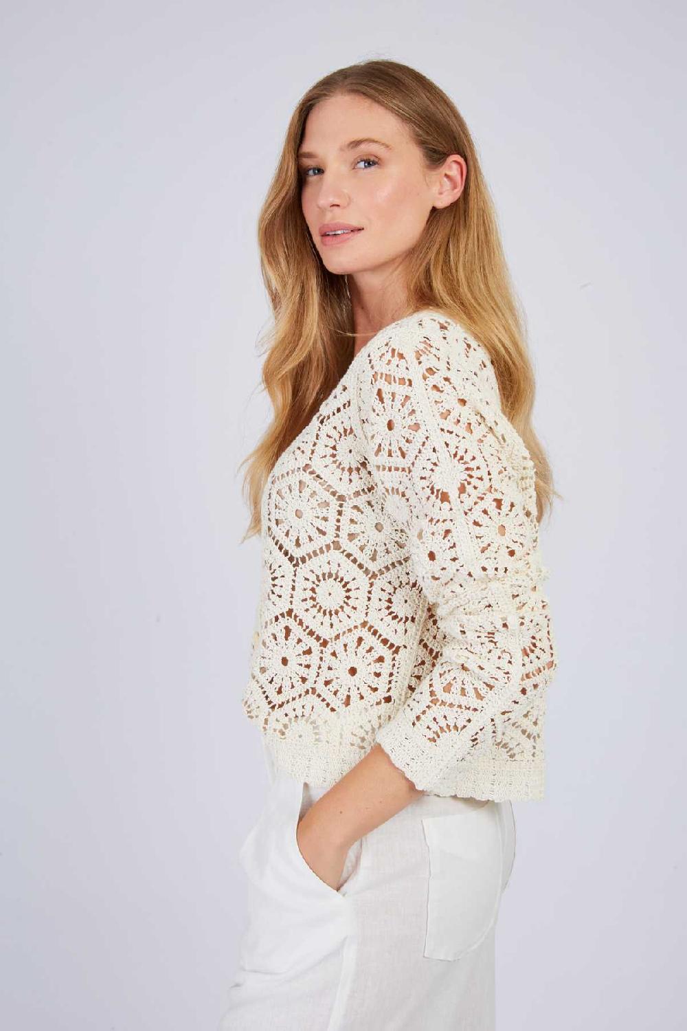 Derhy Cardigan En Crochet FILOU