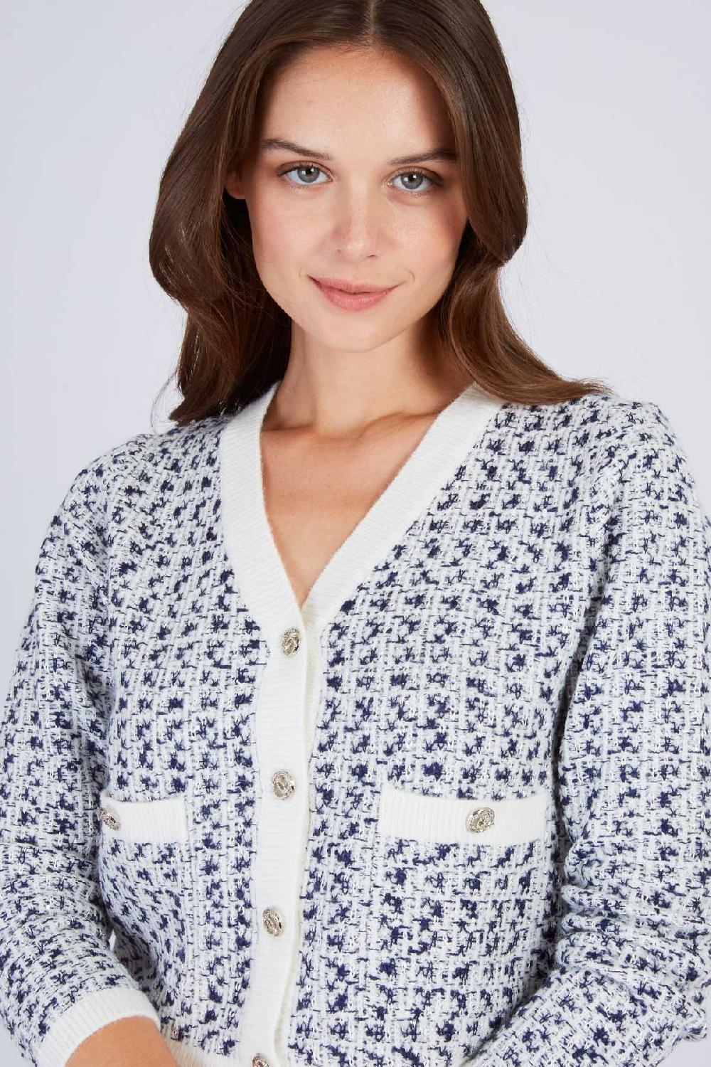Derhy Cardigan En Maille Bicolore FLOYD