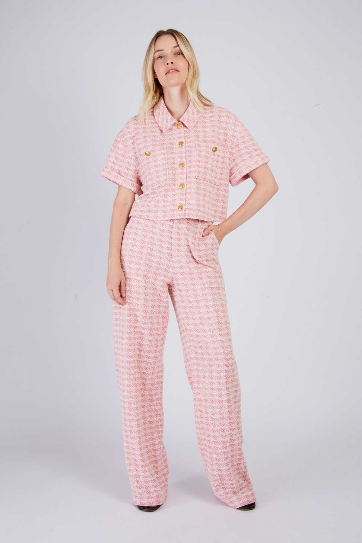 Derhy Chemise Courte à Carreaux LADY