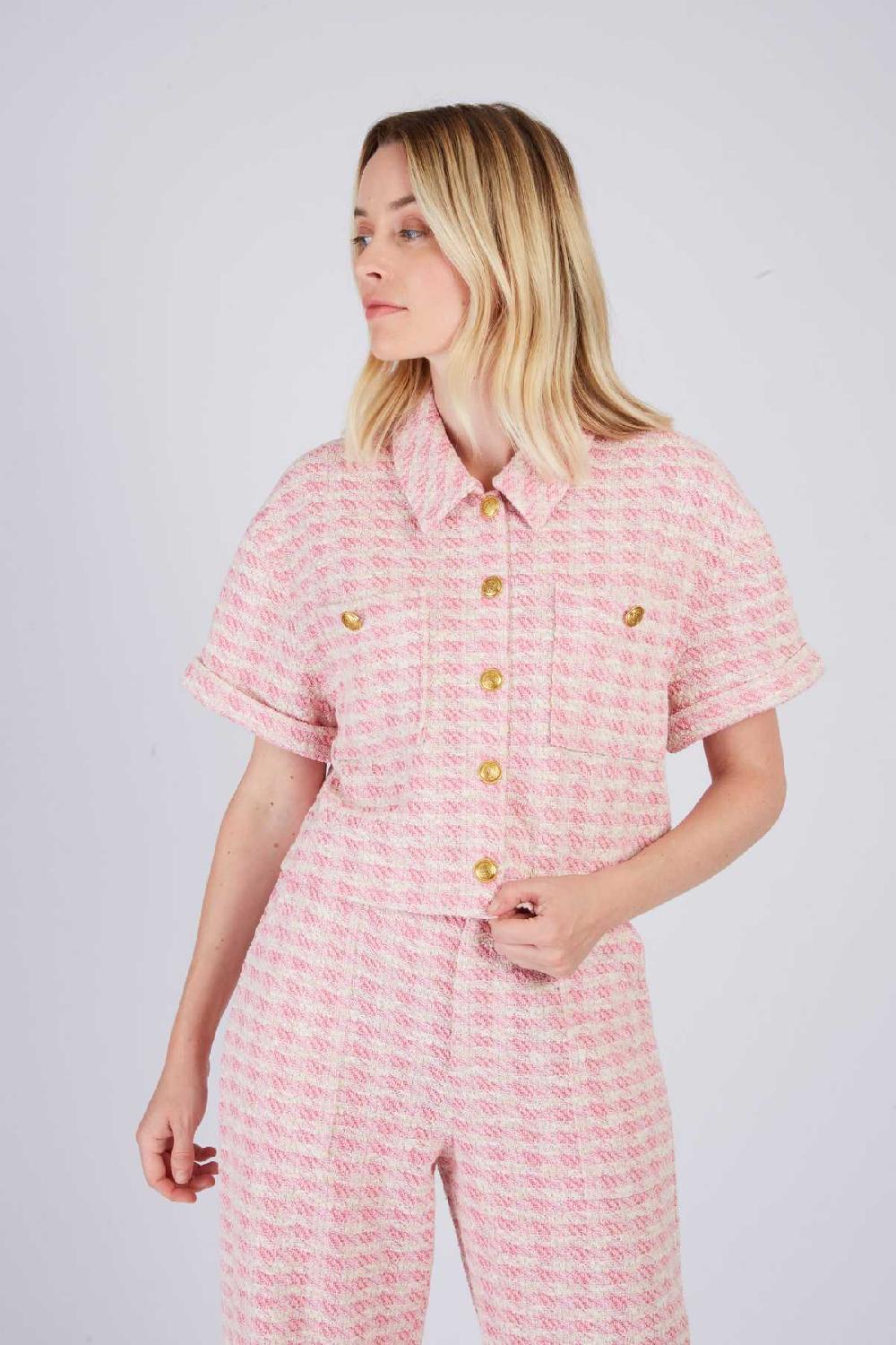 Derhy Chemise Courte à Carreaux LADY
