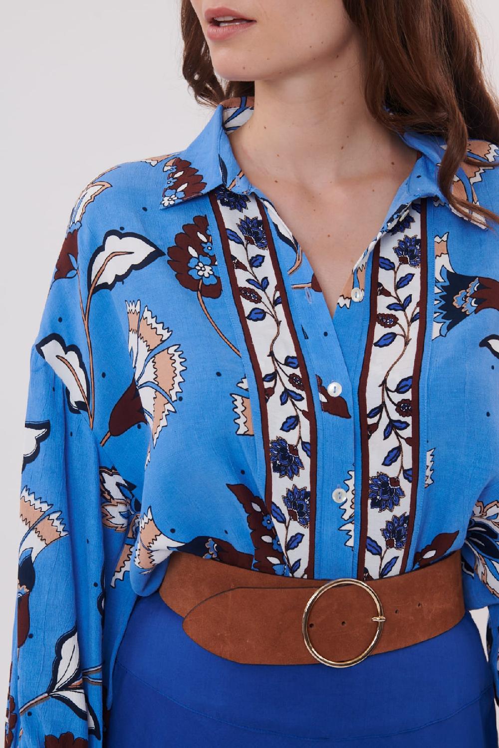 Derhy Chemise Imprimée Manches Longues REINE