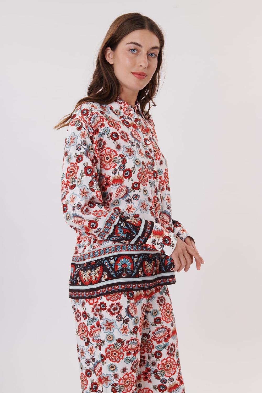Derhy Chemise Imprimée Manches Longues RIVESALTES