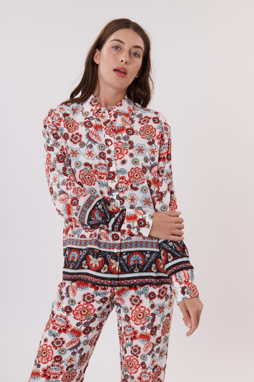 derhy Chemise imprimée manches longues RIVESALTES
