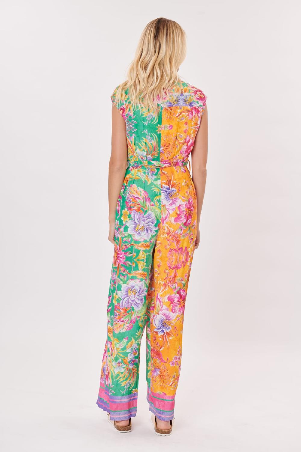 Derhy Combinaison Imprimée Floral Col En V INDIA