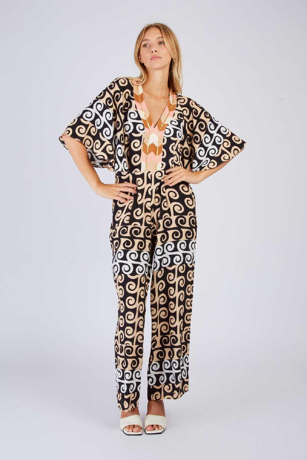 Derhy Combinaison Pantalon Imprimée YANISSA