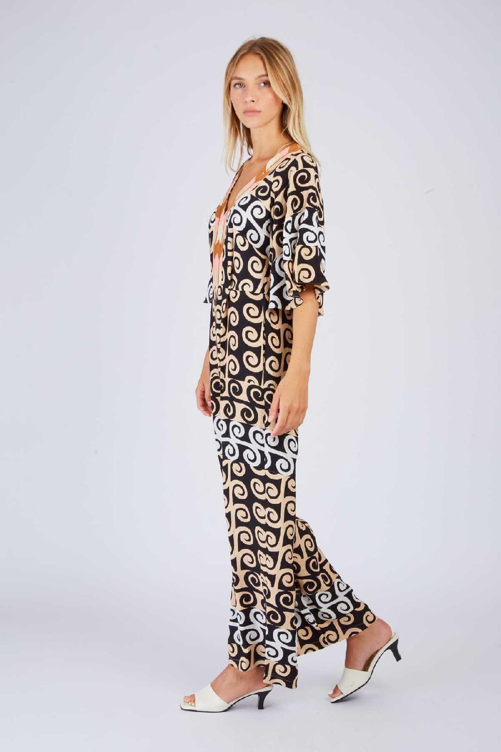 Derhy Combinaison Pantalon Imprimée YANISSA