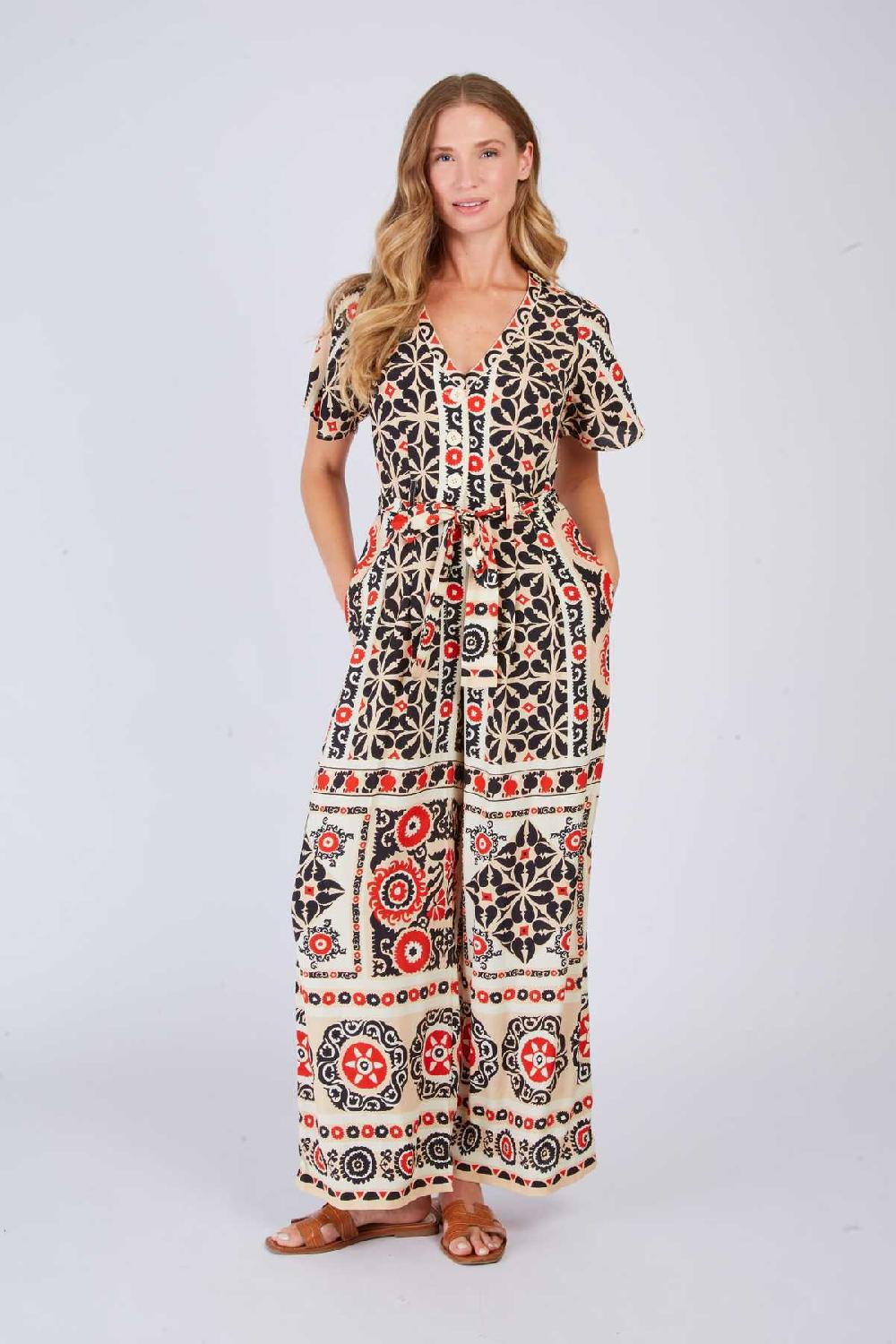 Derhy Combinaison Pantalon Imprimée YASNA