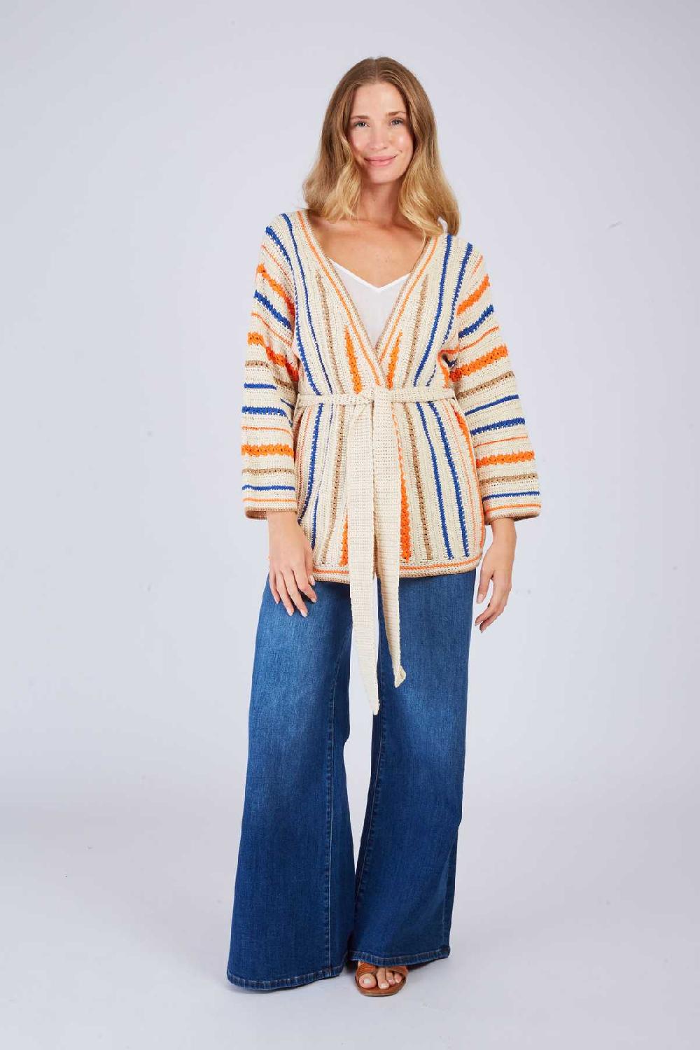 derhy Gilet long en tricot FIRMINE