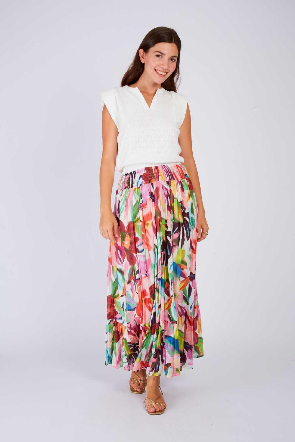 derhy Jupe longue à motif floral AILEEN