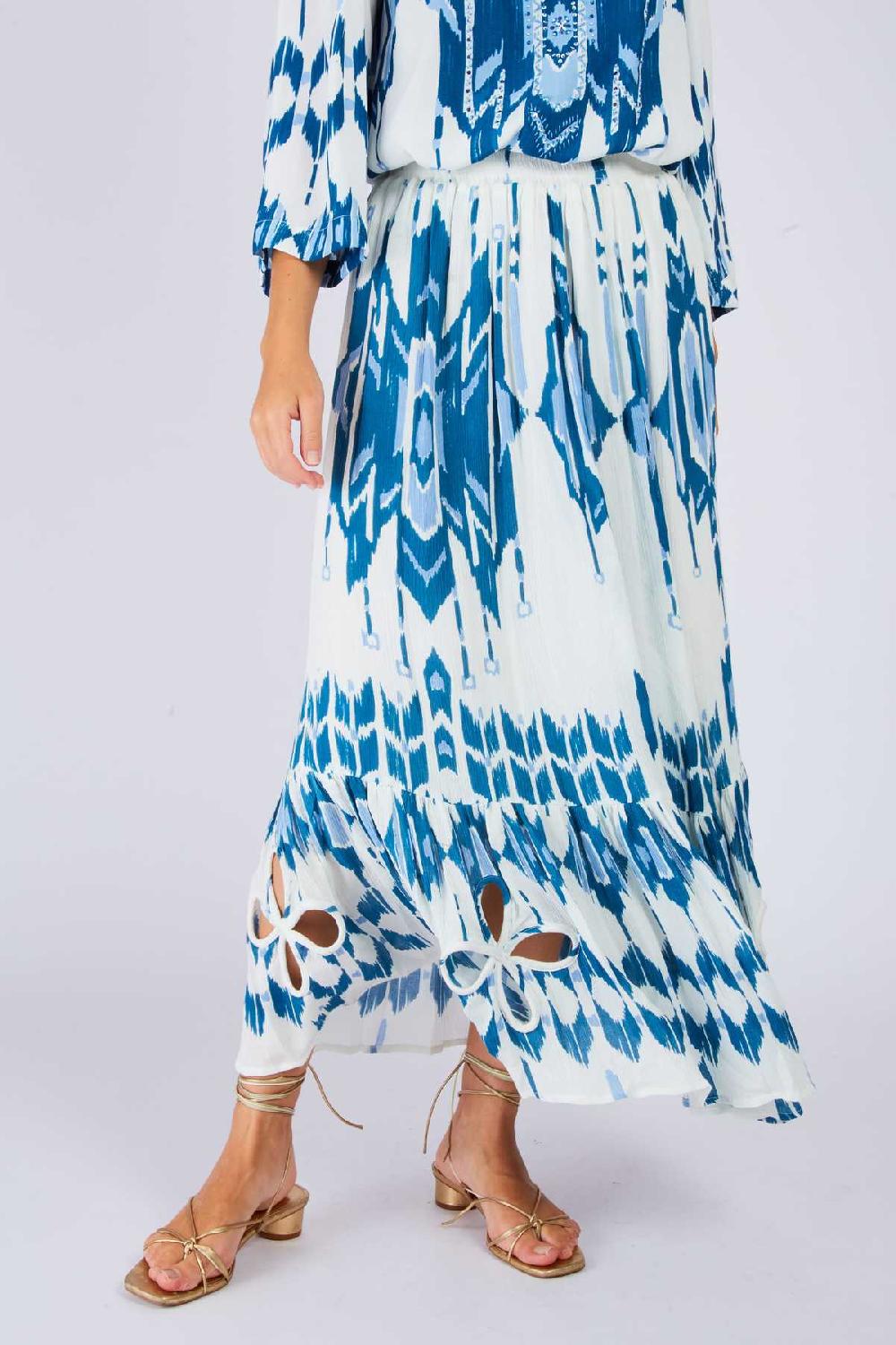 Derhy Jupe Longue à Volants ADA