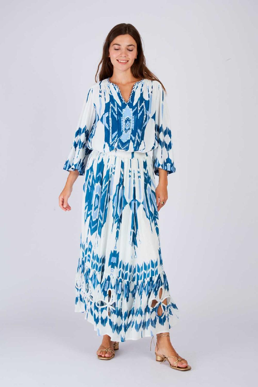 derhy Jupe longue à volants ADA