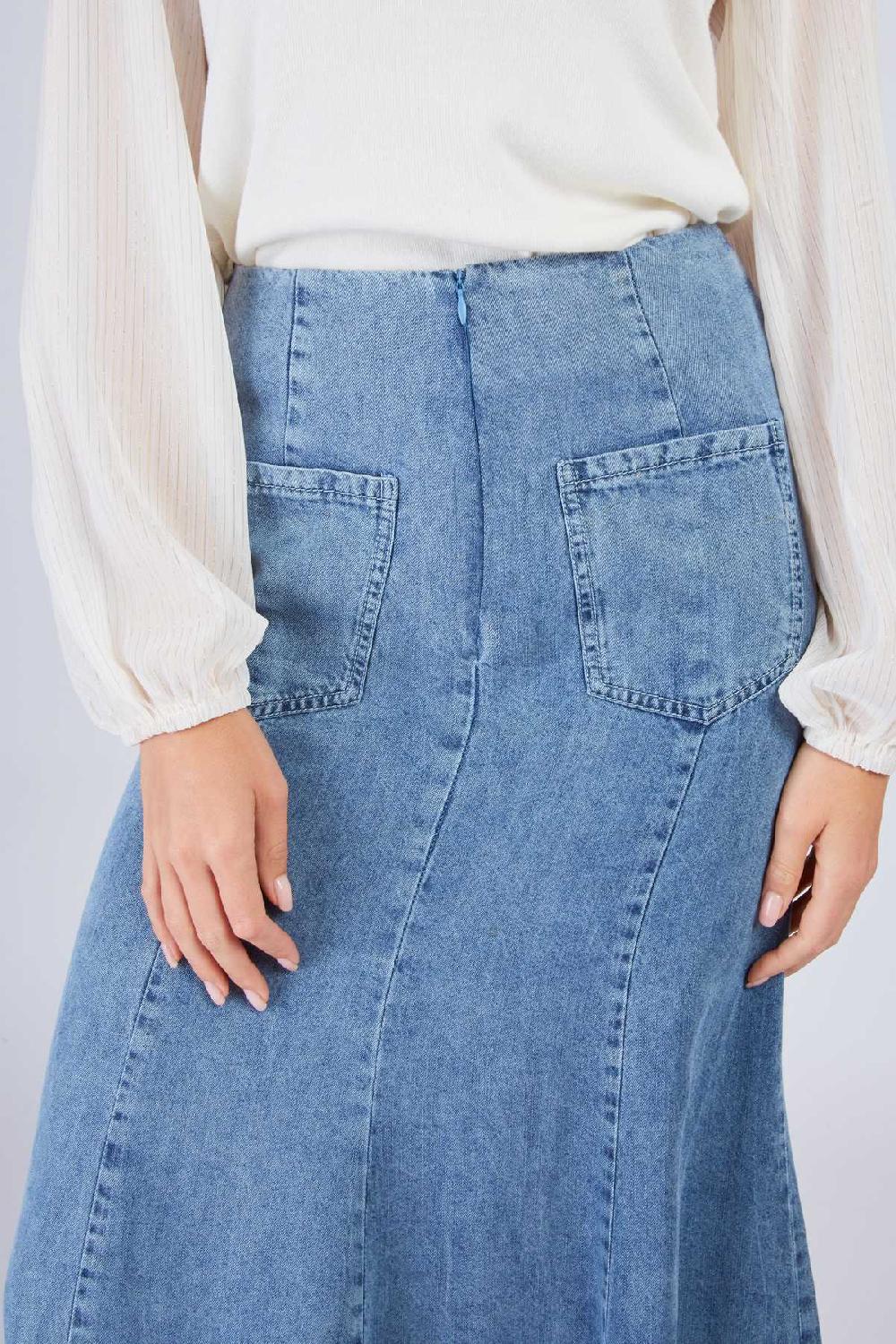 Derhy Jupe Longue En Jean ACEROLA