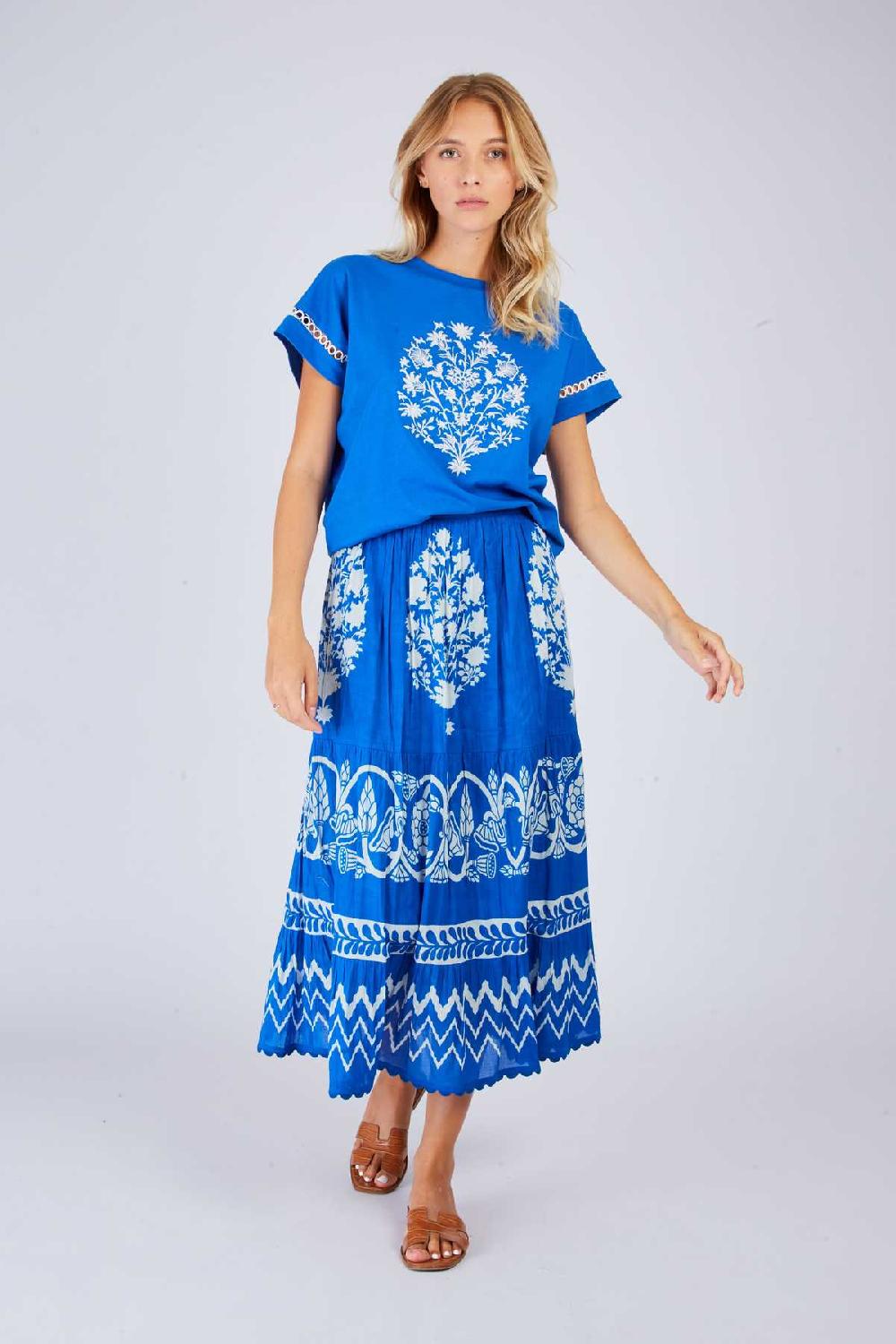 derhy Jupe longue imprimée AGRIGENTE