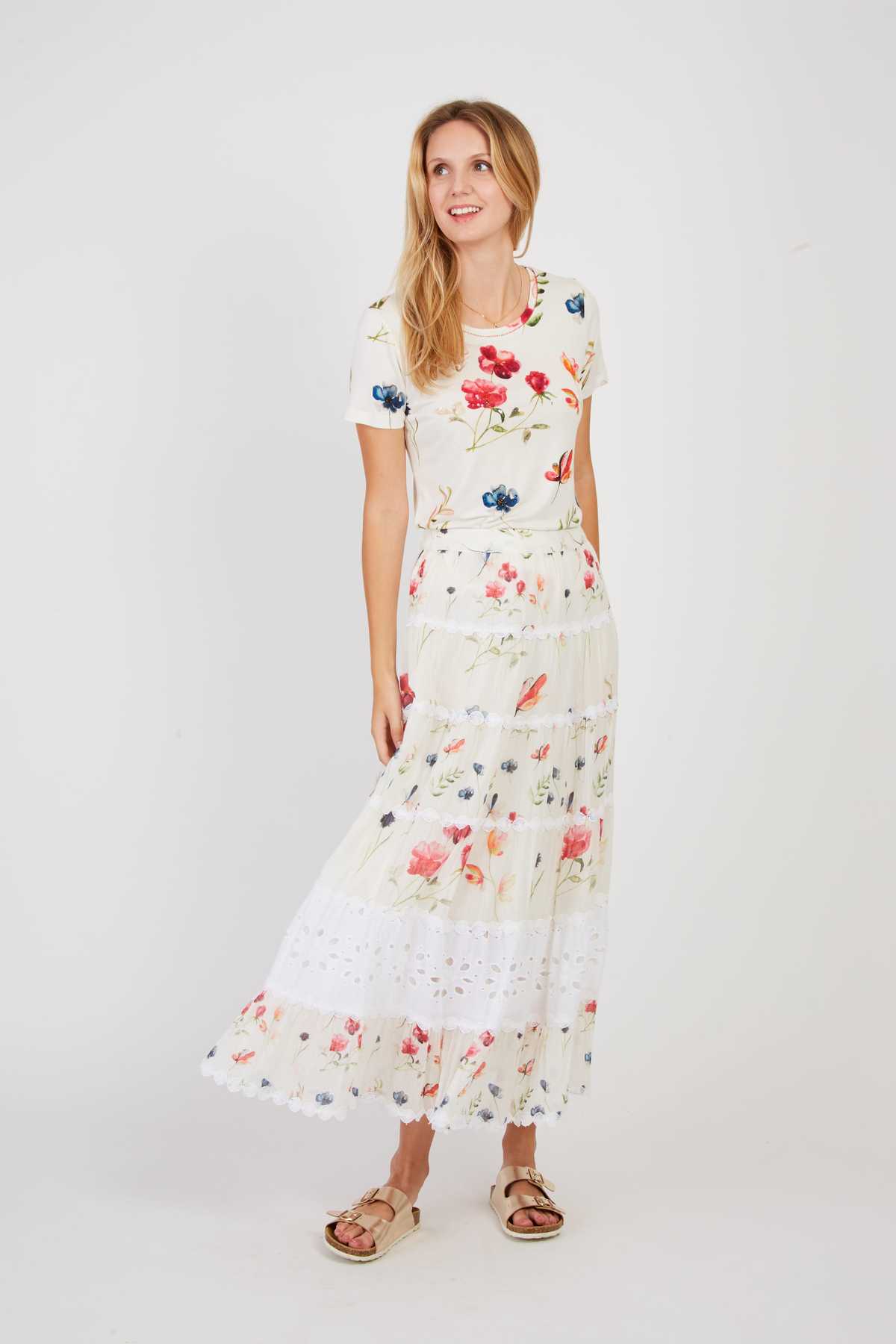 derhy Jupe longue imprimée AIKO