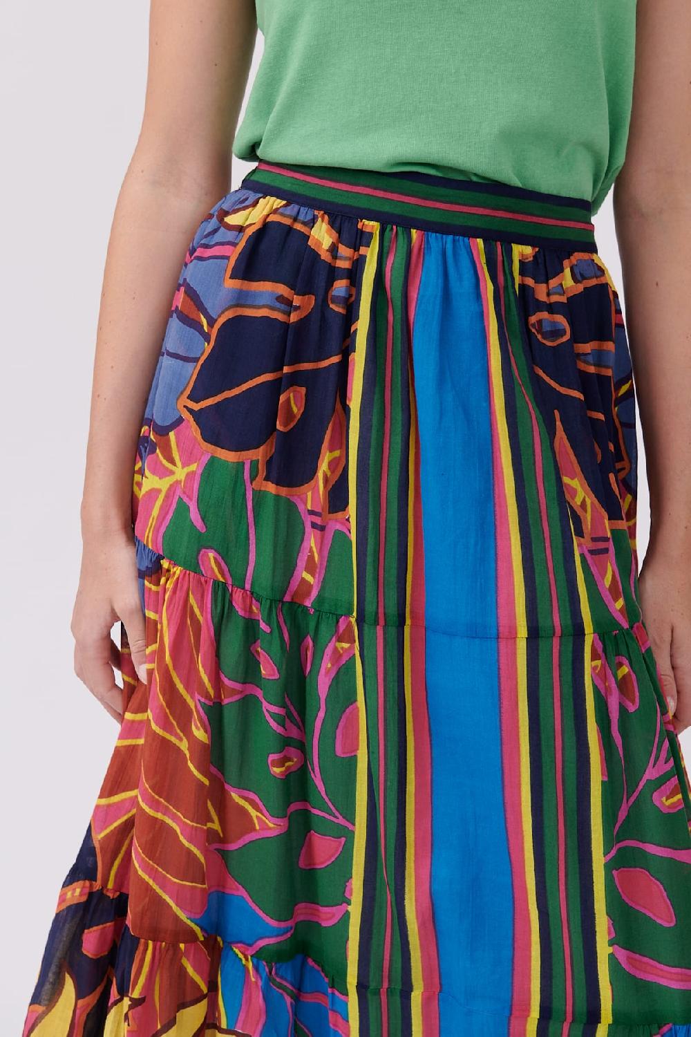 Derhy Jupe Longue Imprimée VIADUC