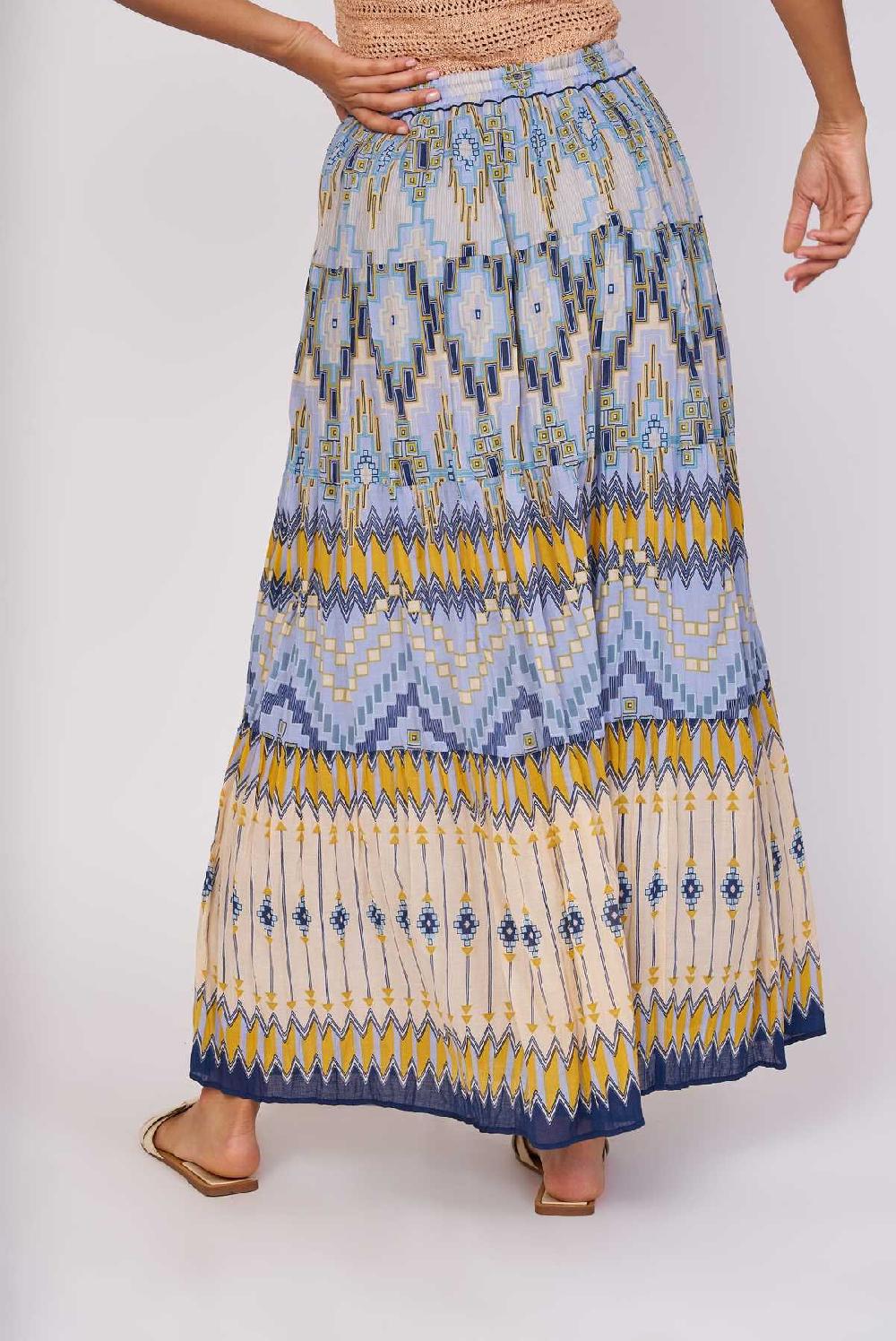 Derhy Jupe Longue Imprimée Viscose FLYNN