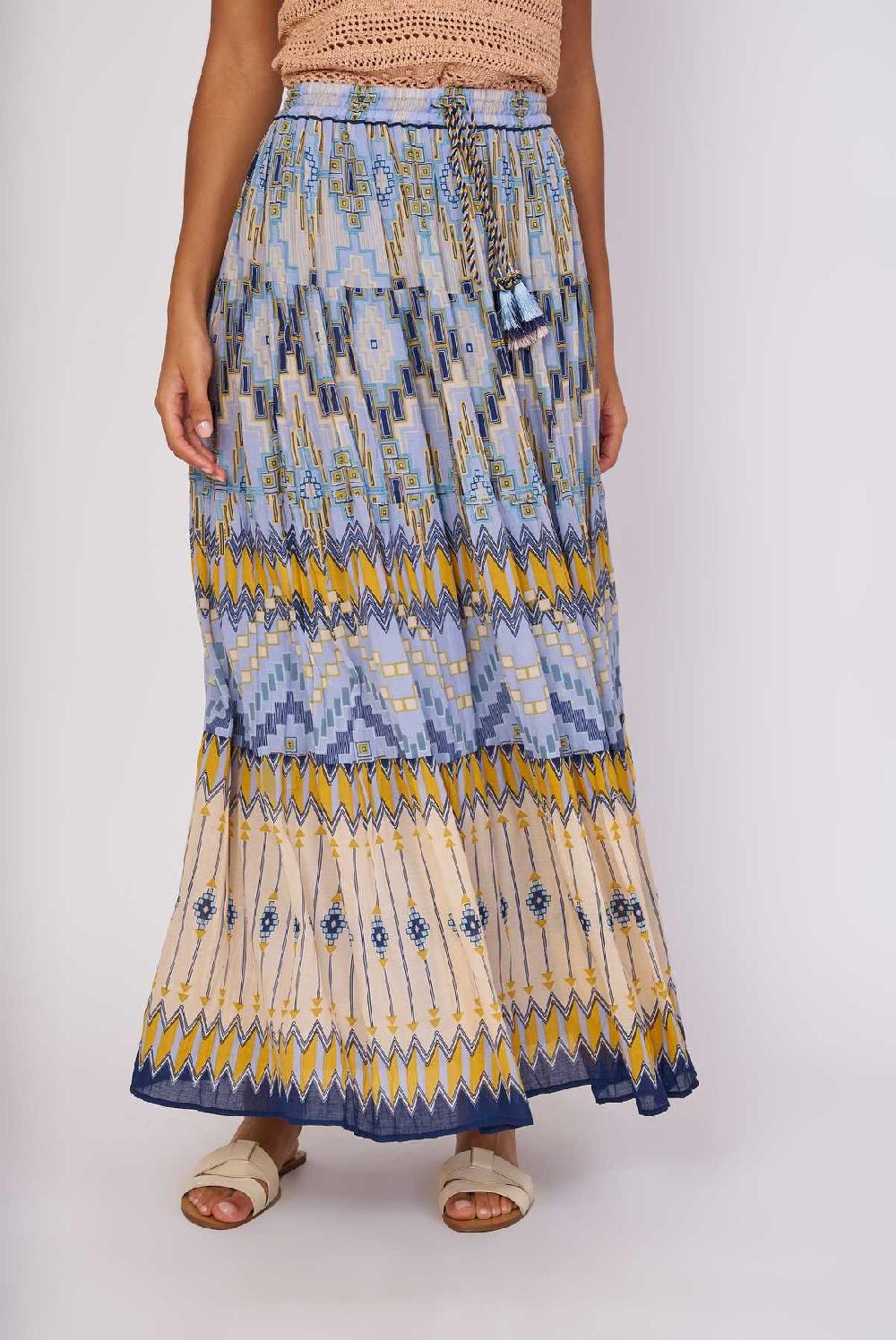 derhy Jupe longue imprimée viscose FLYNN