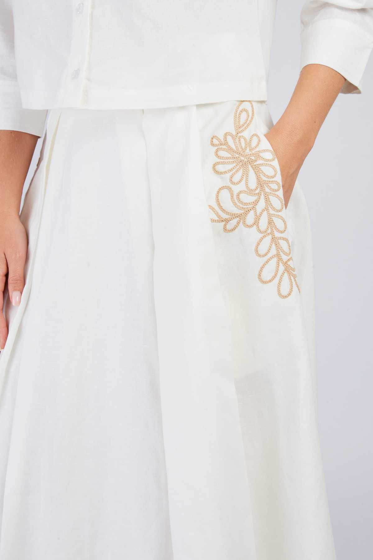 Derhy Jupe Mi Longue Avec Droderies AGEN