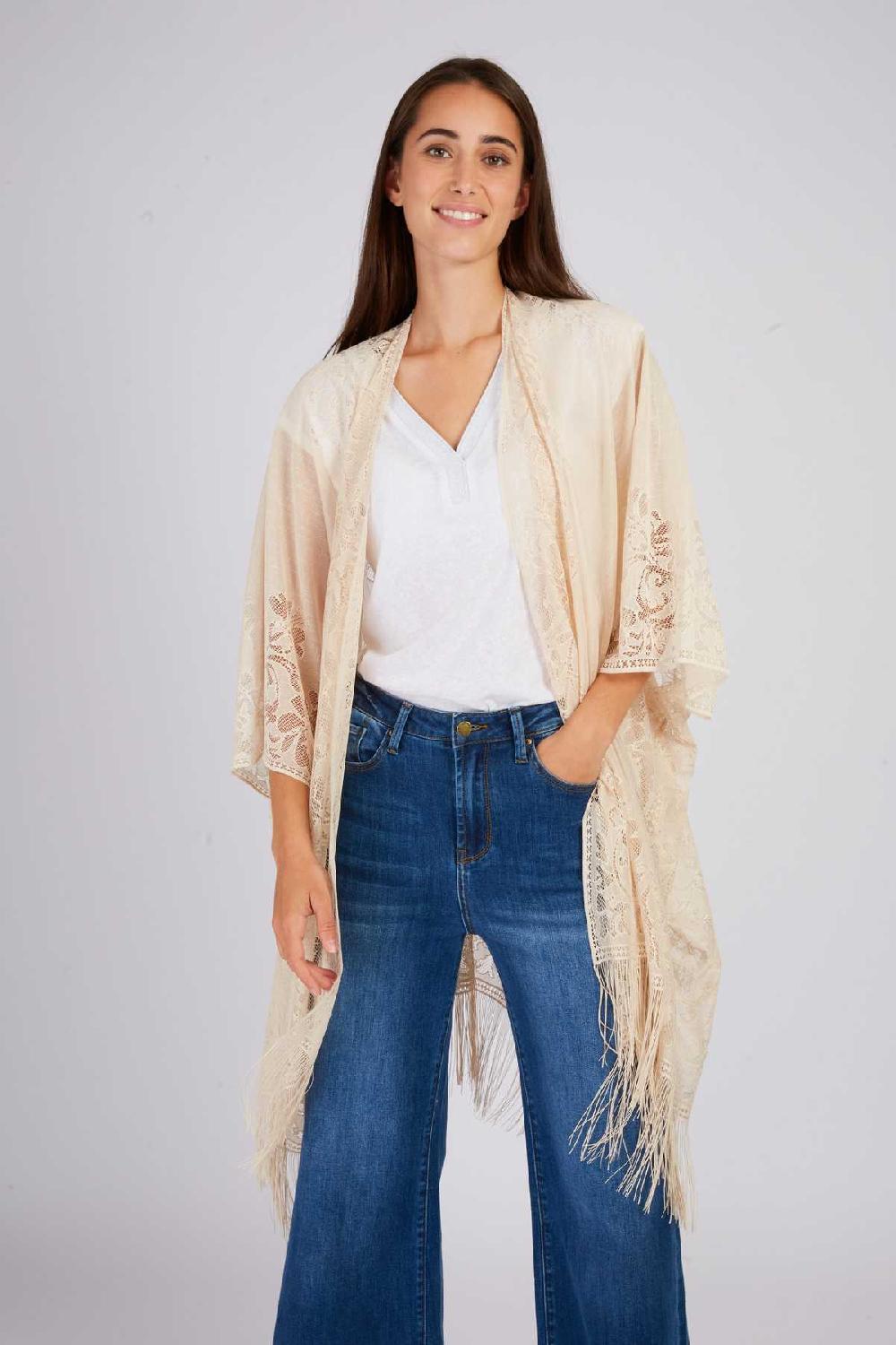 Derhy Kimono En Maille Ajourée JOHN