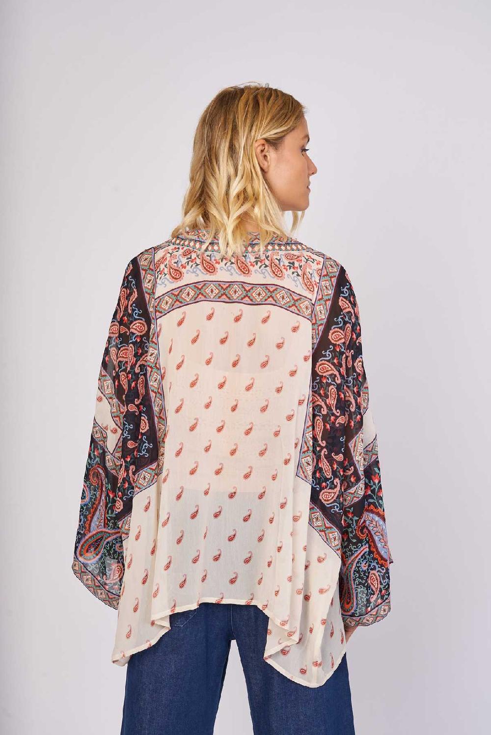 Derhy Kimono Fluide Imprimé ELISSANDRE
