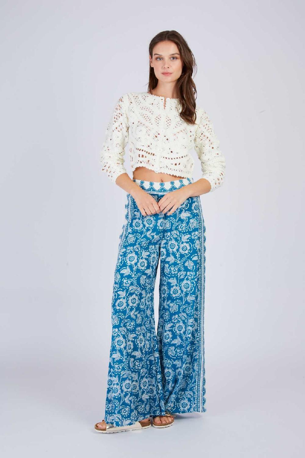 Derhy Pantalon Droit Imprimé DARIUS