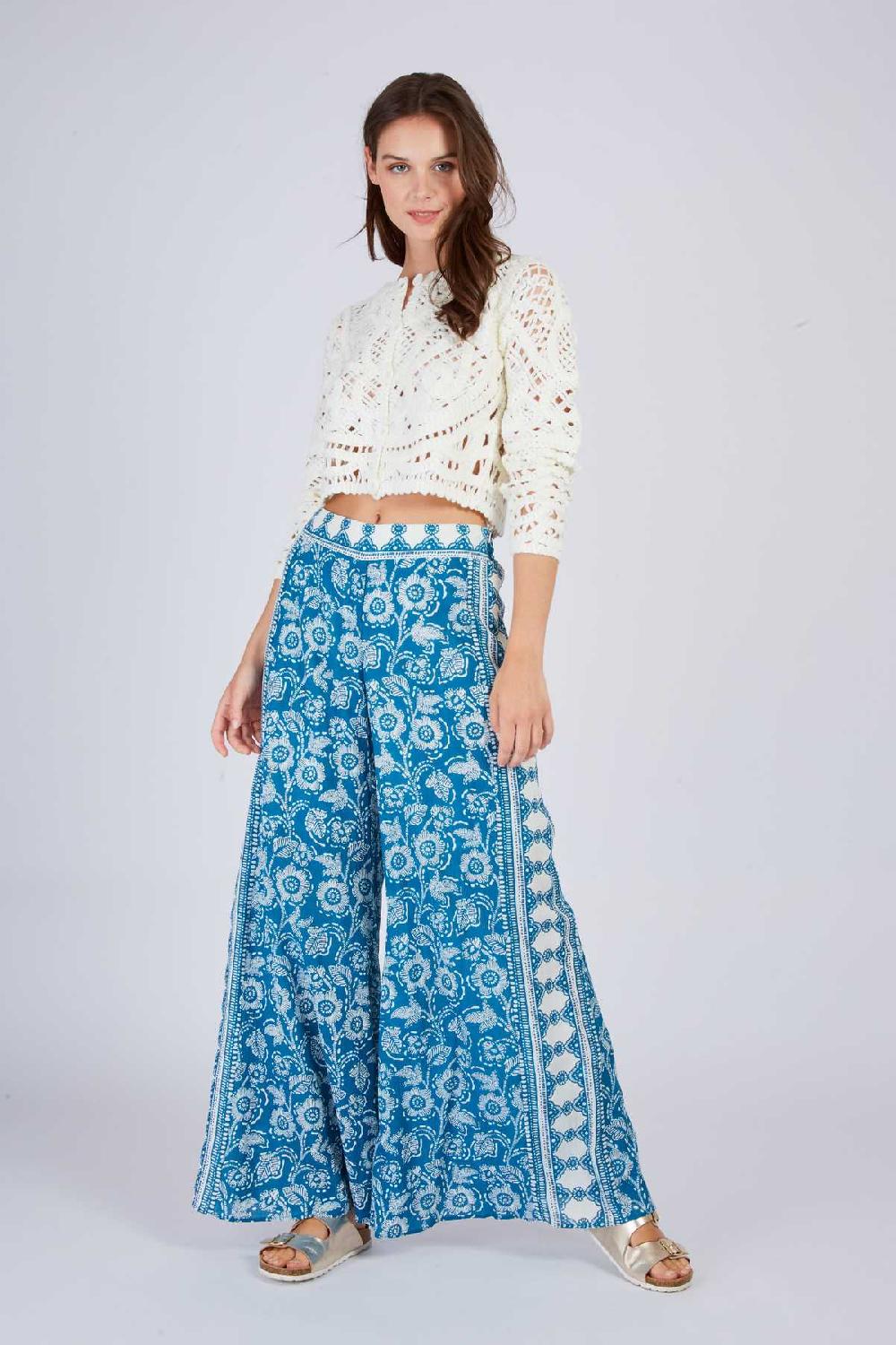 derhy Pantalon droit imprimé DARIUS