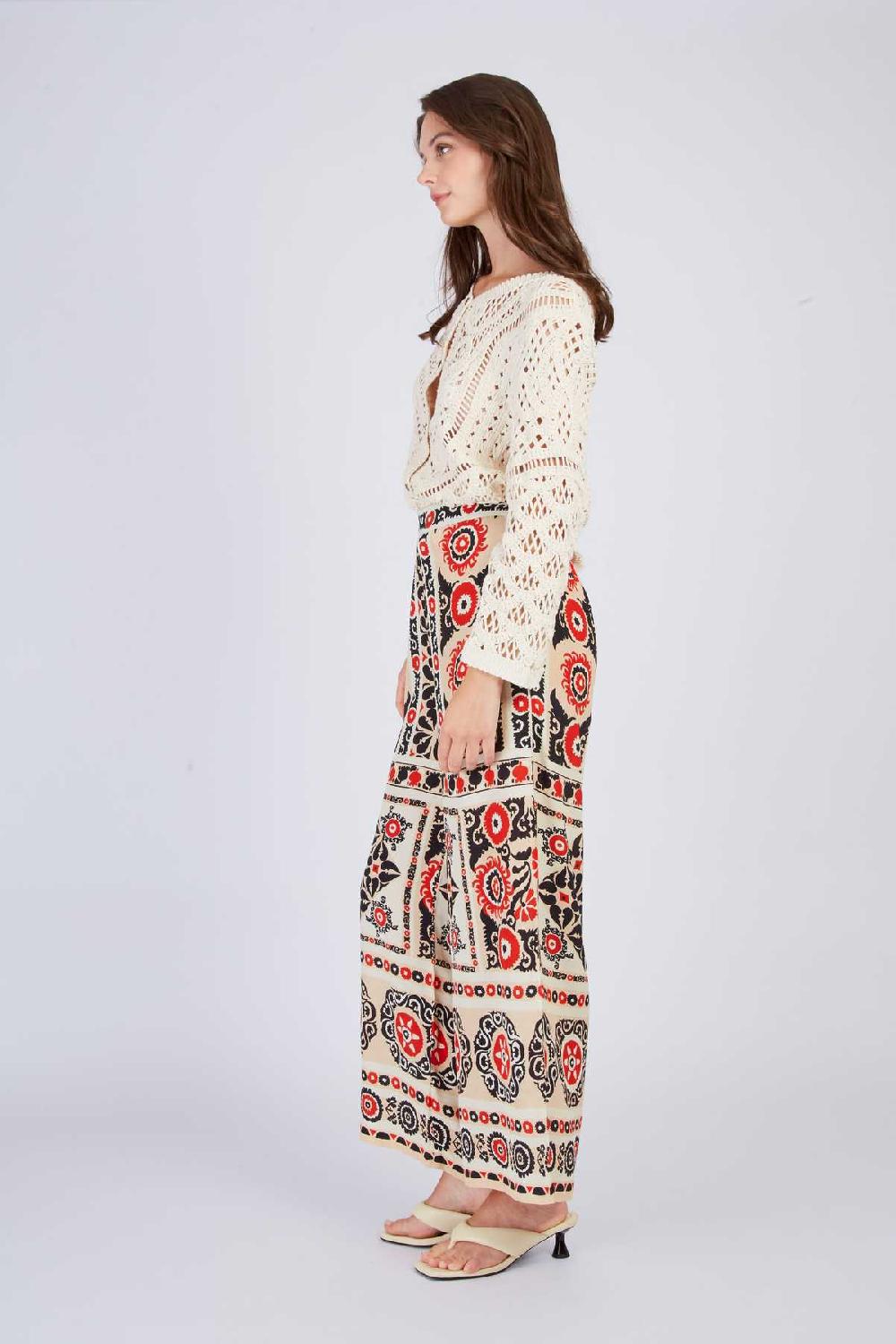 Derhy Pantalon évasé Imprimé DAYTONA