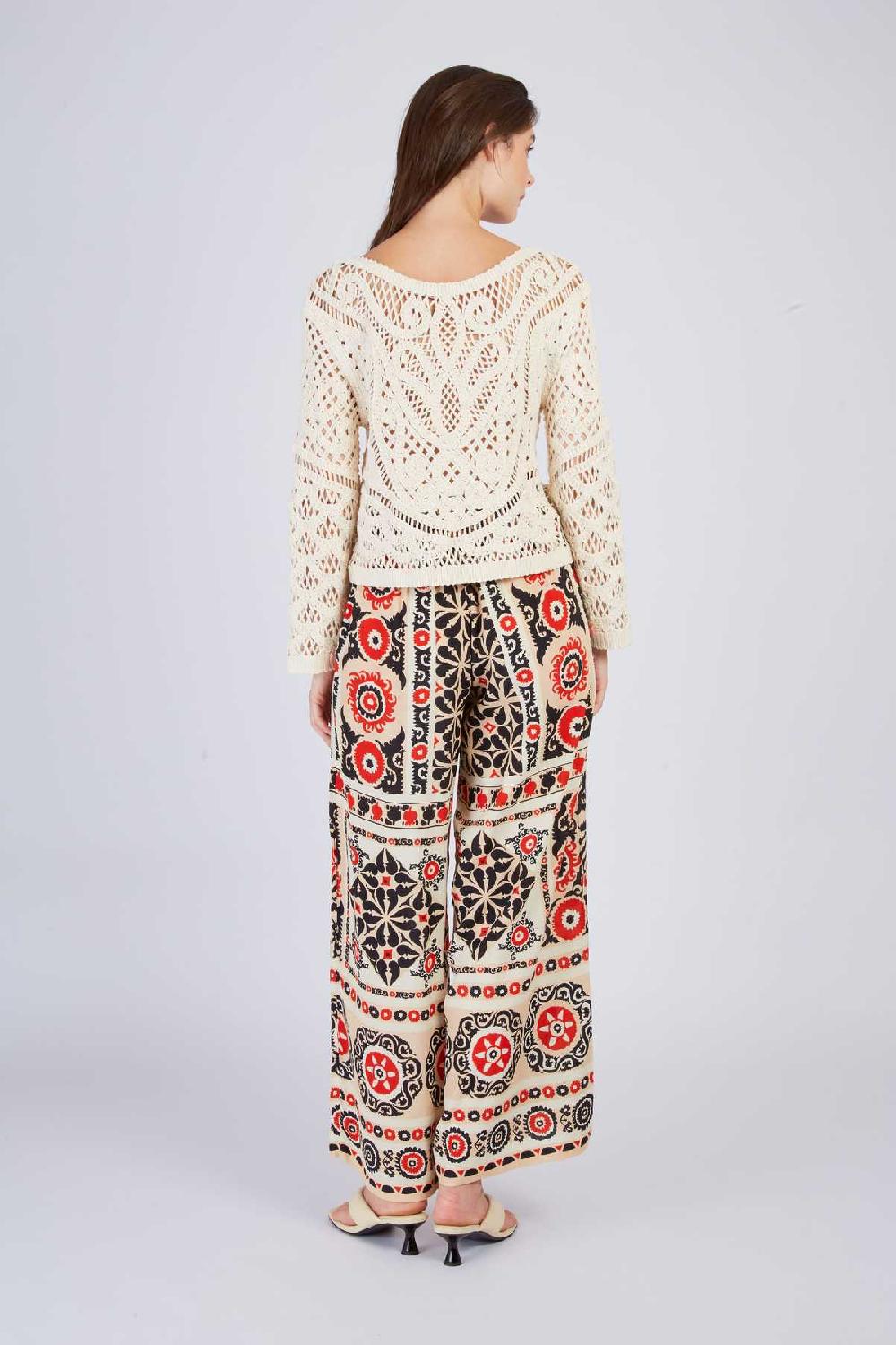 Derhy Pantalon évasé Imprimé DAYTONA