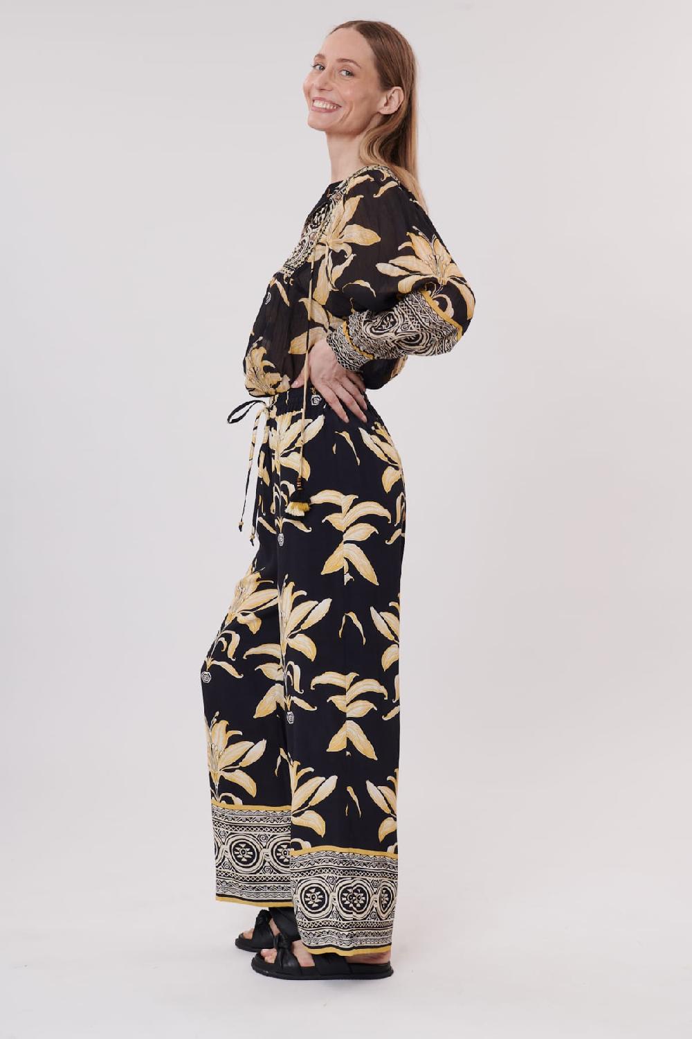 Derhy Pantalon Large Et Ample Imprimé PALISSY