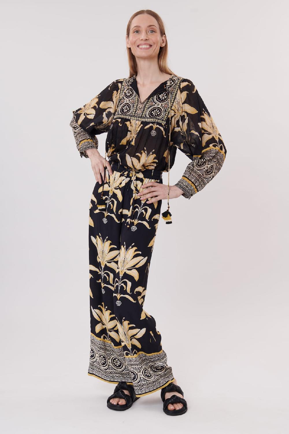 Derhy Pantalon Large Et Ample Imprimé PALISSY