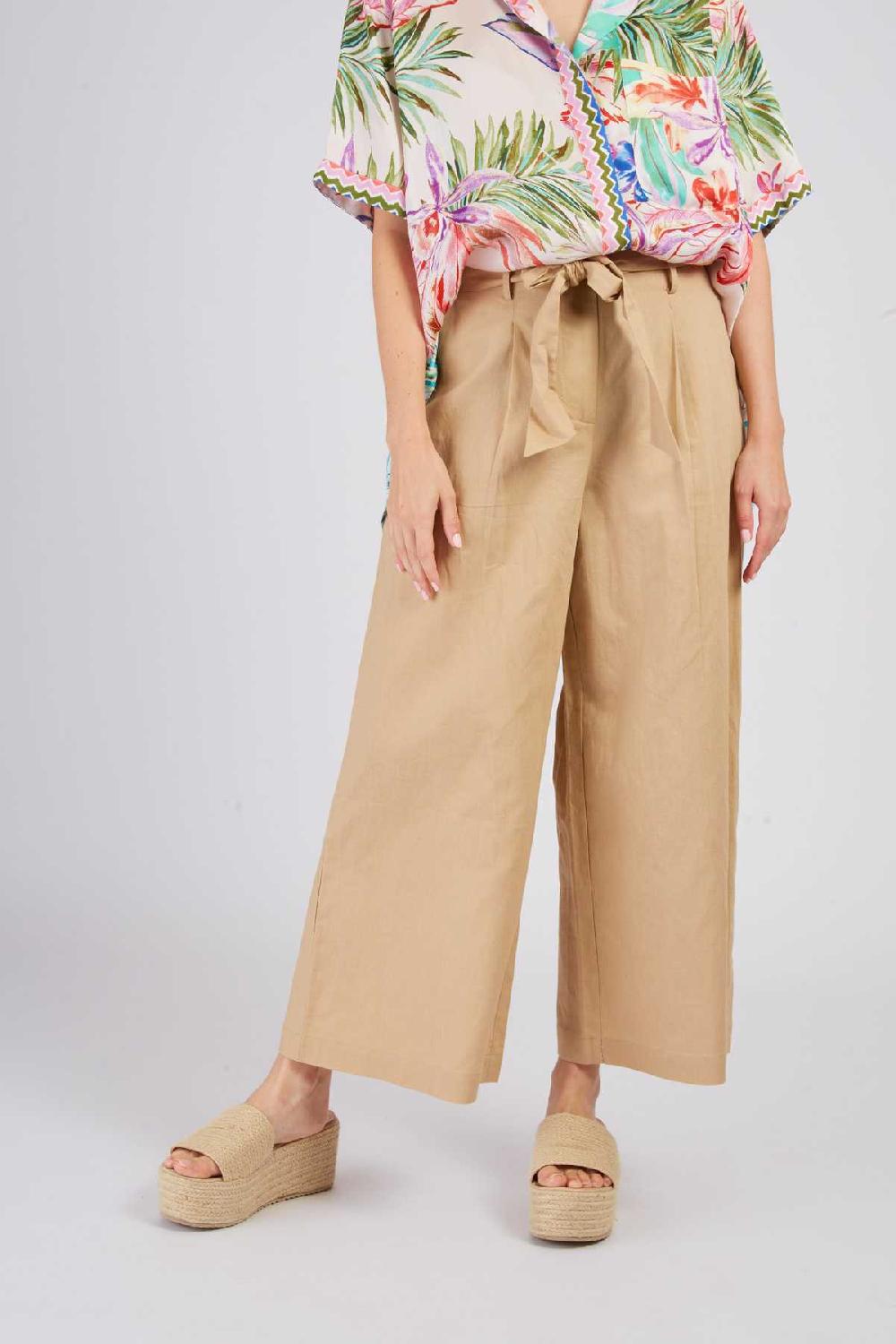 Derhy Pantalon Uni évasé DAFINA