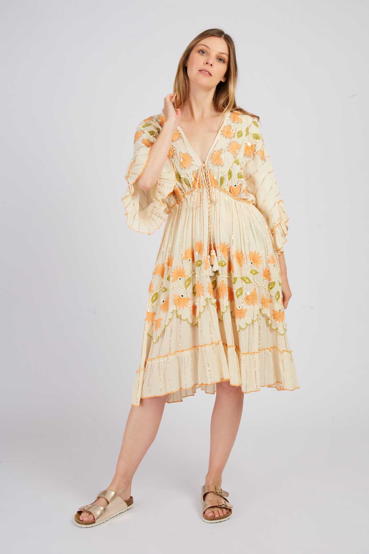 Derhy Robe Courte Brodée CAITLINE