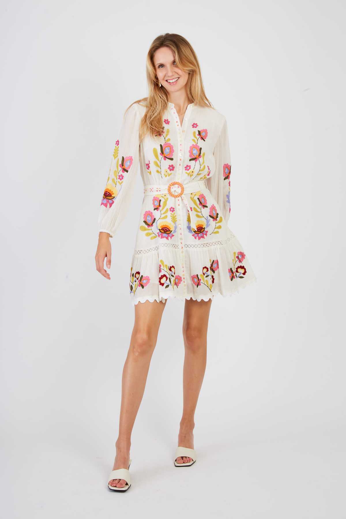 Derhy Robe Courte Brodée CHARLENE