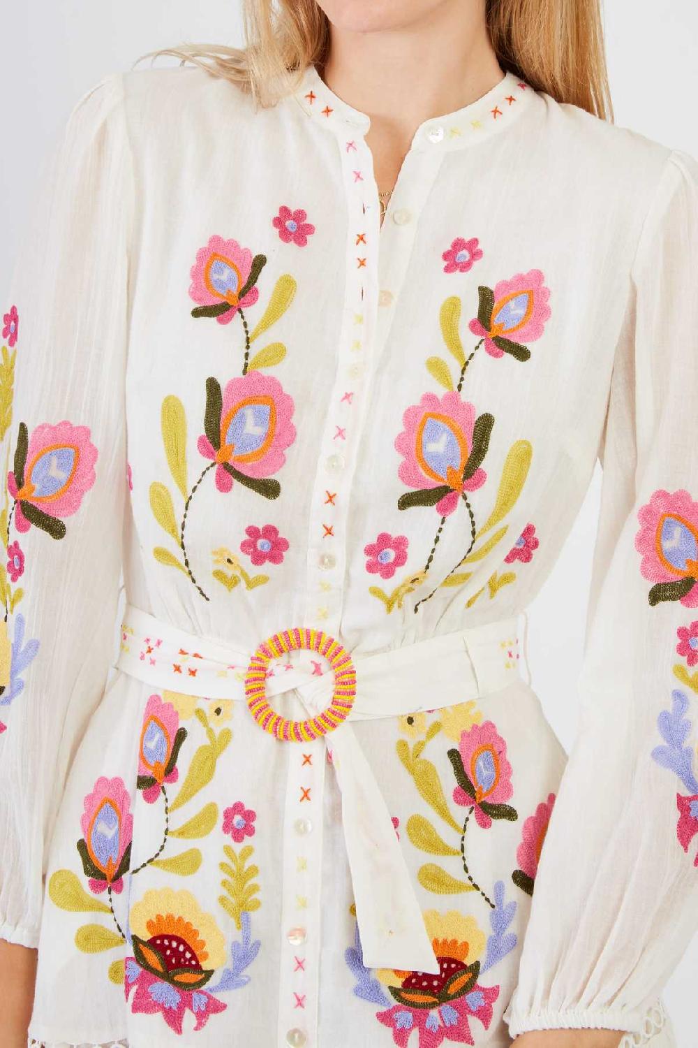 Derhy Robe Courte Brodée CHARLENE