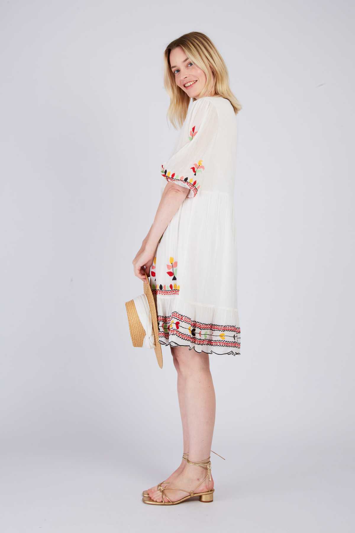 Derhy Robe Courte Brodée CHRYSLA