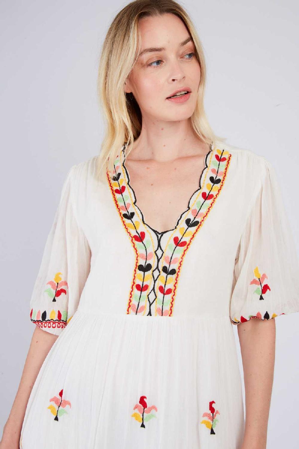 Derhy Robe Courte Brodée CHRYSLA