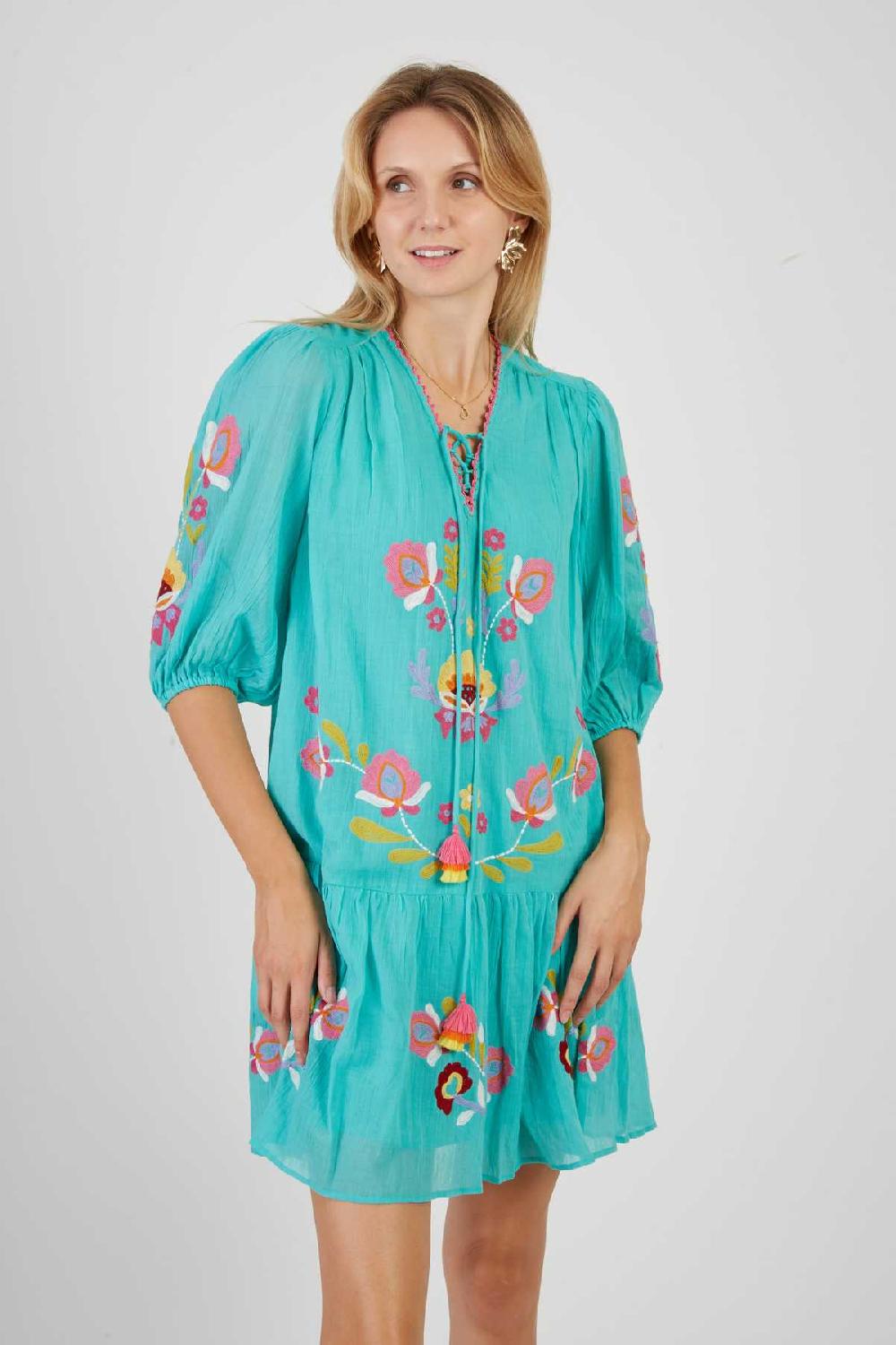 Derhy Robe Courte Brodée CINDY