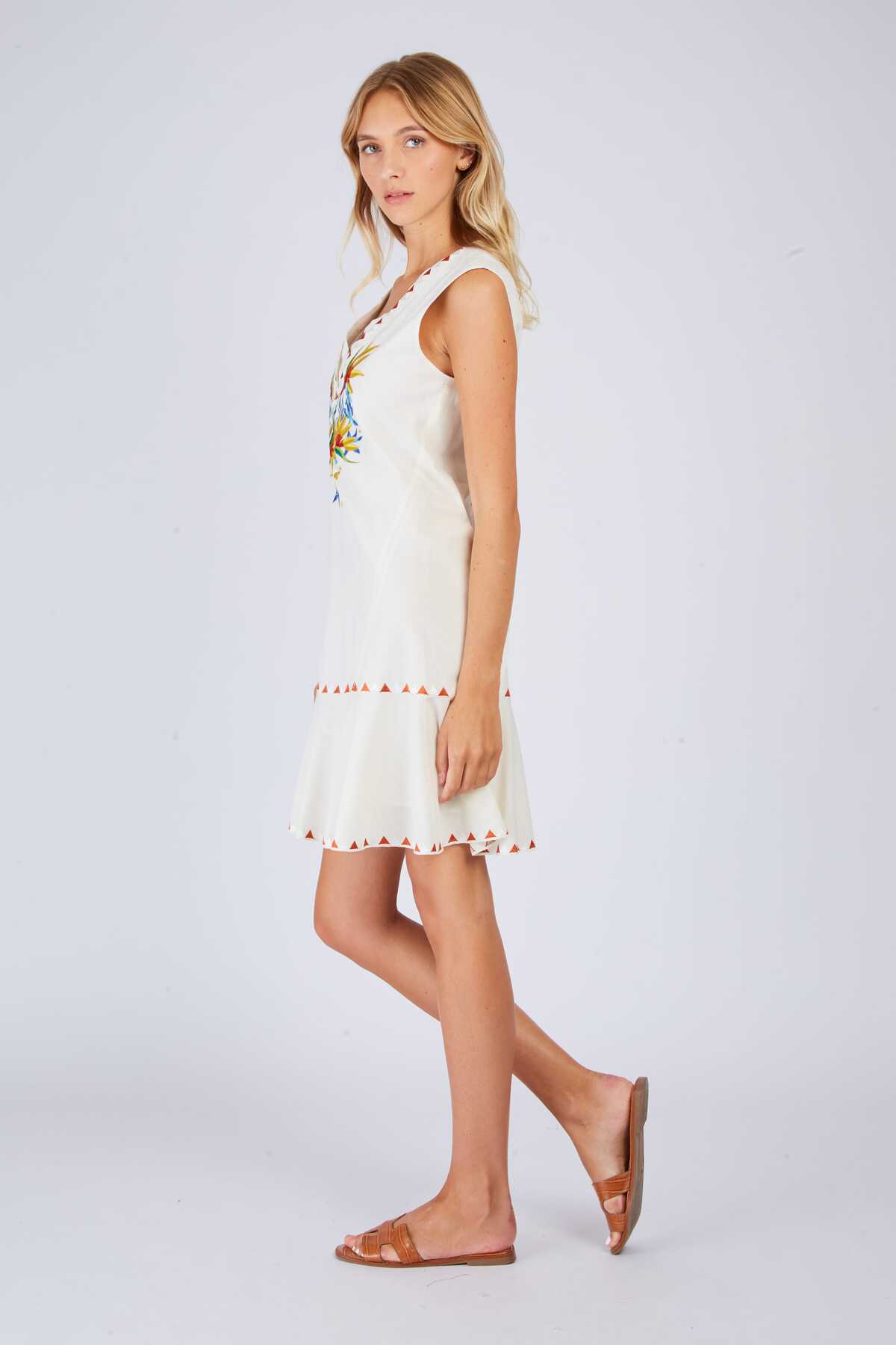 Derhy Robe Courte Brodée CLARA