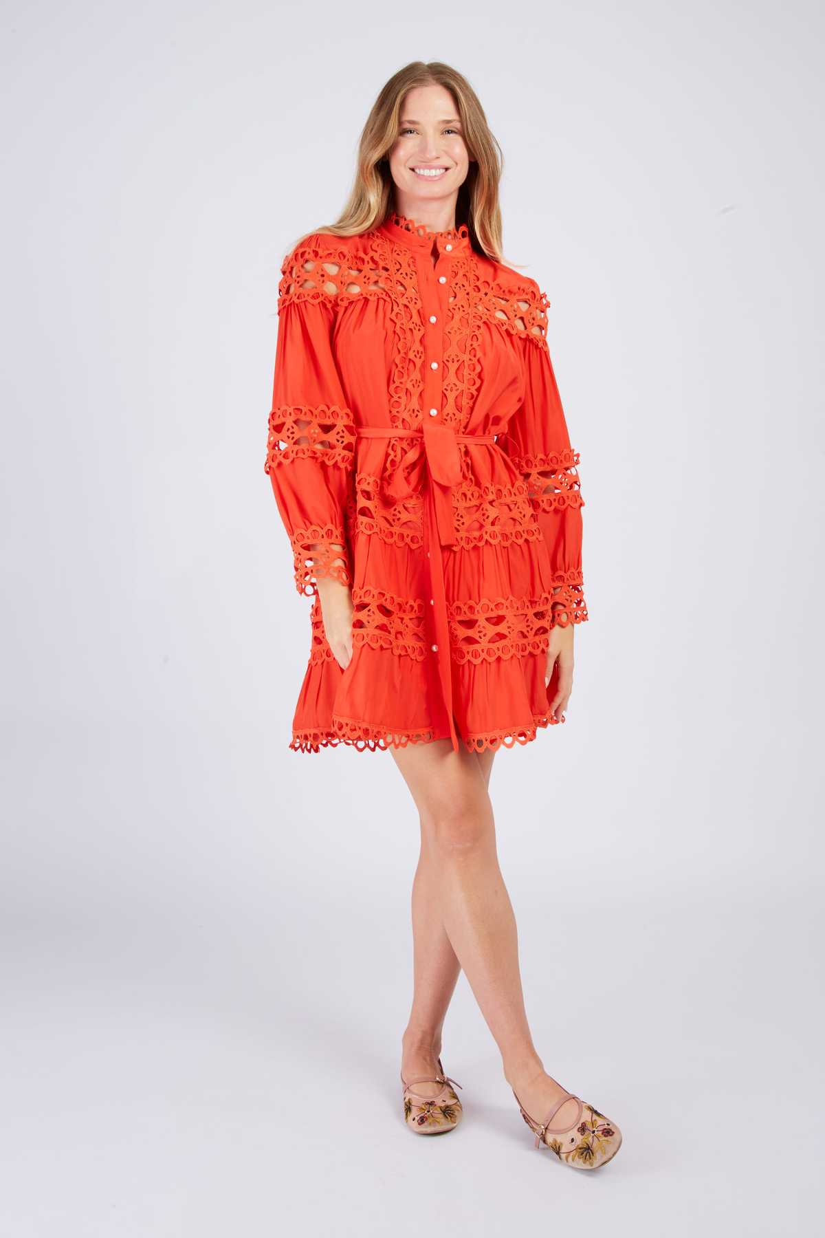 Derhy Robe Courte En Dentelle CASEY