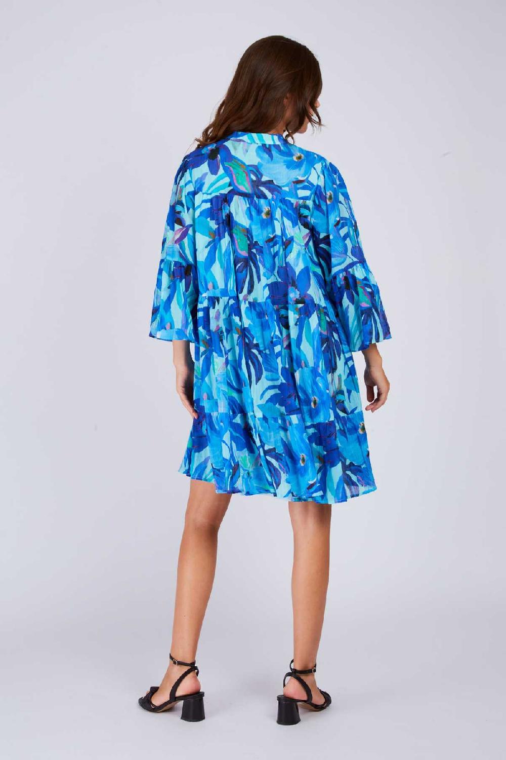 Derhy Robe Courte Evasée à Motif Floral PERMAYOU